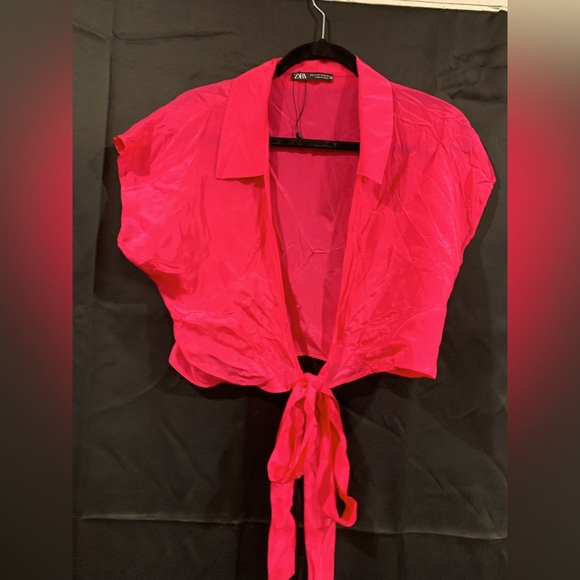 Zara, Small, Blouse, Pink - Picture 1 of 2